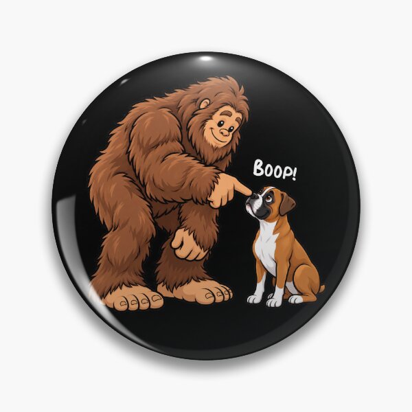 Item preview, Bigfoot and Boxer Boop Fun Design Sasquatch designed and sold by rafaeltto.