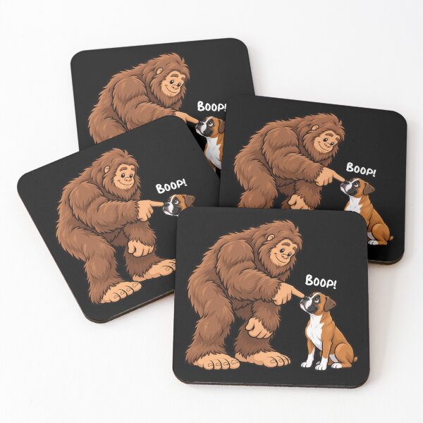 Item preview, Bigfoot and Boxer Boop Fun Design Sasquatch designed and sold by rafaeltto.