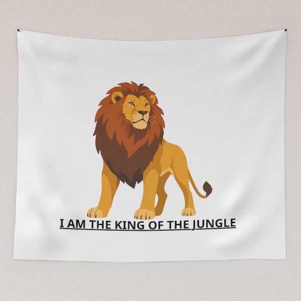 Item preview, The Lion – King of the Jungle designed and sold by Botig.