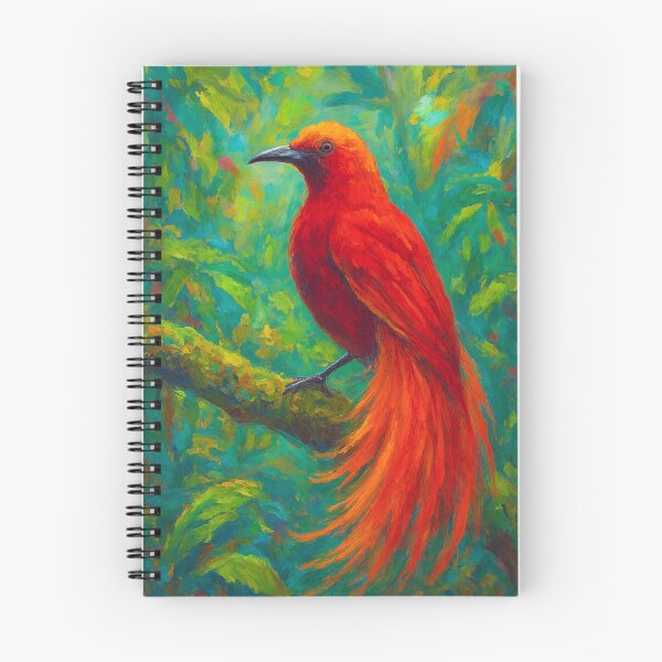 Item preview, Bird of Paradise Painting – Tropical Exotic Bird Art designed and sold by GalleryKauffeld.