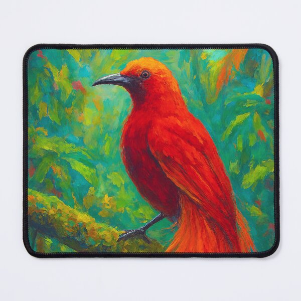 Item preview, Bird of Paradise Painting – Tropical Exotic Bird Art designed and sold by GalleryKauffeld.