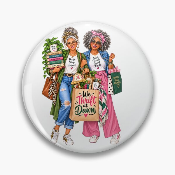 Item preview, Thrifting at Dawn designed and sold by Whimsy Petal and Co..