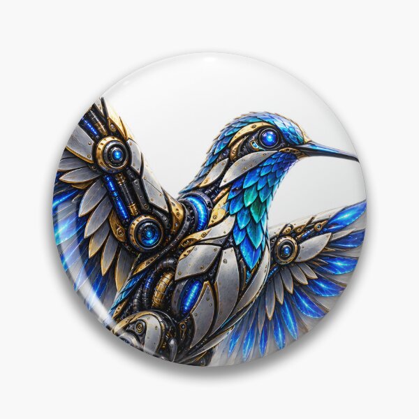Item preview, Steel Hummingbird – Cybernetic Mechanical Hummingbird designed and sold by SteelCoat Studio.