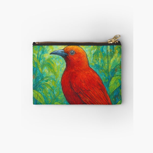 Item preview, Bird of Paradise Painting – Colourful Tropical Bird Artwork designed and sold by GalleryKauffeld.