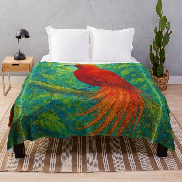 Item preview, Bird of Paradise Painting – Colourful Tropical Bird Artwork designed and sold by GalleryKauffeld.