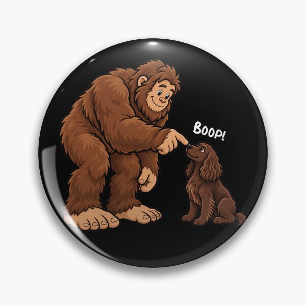 Item preview, Bigfoot and Boykin Spaniel Boop Fun Design Sasquatch designed and sold by rafaeltto.