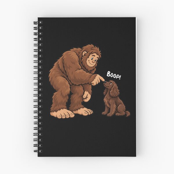 Item preview, Bigfoot and Boykin Spaniel Boop Fun Design Sasquatch designed and sold by rafaeltto.