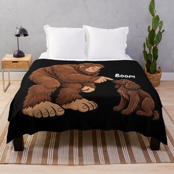 Item preview, Bigfoot and Boykin Spaniel Boop Fun Design Sasquatch designed and sold by rafaeltto.