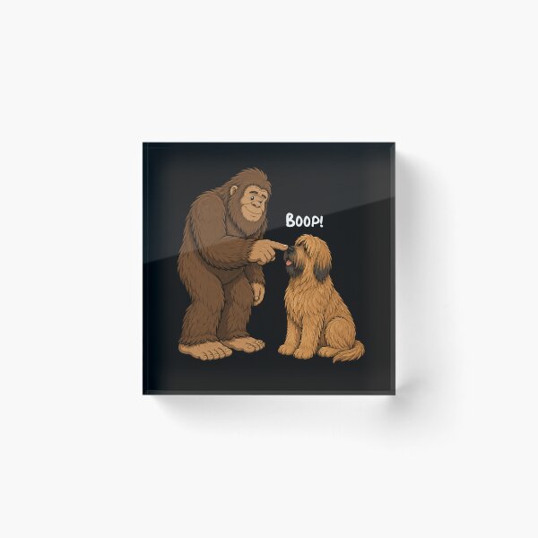 Item preview, Bigfoot and Briard Boop Fun Design Sasquatch designed and sold by rafaeltto.