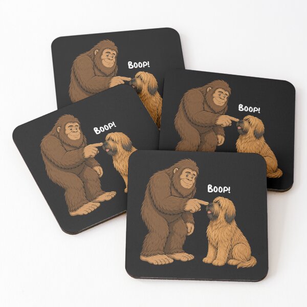 Item preview, Bigfoot and Briard Boop Fun Design Sasquatch designed and sold by rafaeltto.
