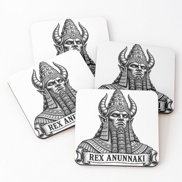 Item preview, Rex Anunnaki Ancient Astronaut Sumerian King God designed and sold by InkwellOddity.