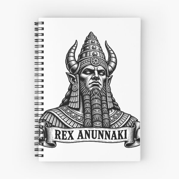 Item preview, Rex Anunnaki Ancient Astronaut Sumerian King God designed and sold by InkwellOddity.