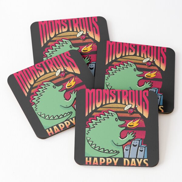 Item preview, Monstrous Happy Days – Sarcastic Bad Day Humor designed and sold by baginiak.