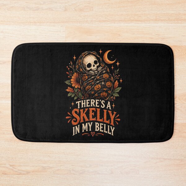 Item preview, There's a Skelly In My Belly Halloween Pregnancy Mom Announcement  designed and sold by LovelyEvaDesign.