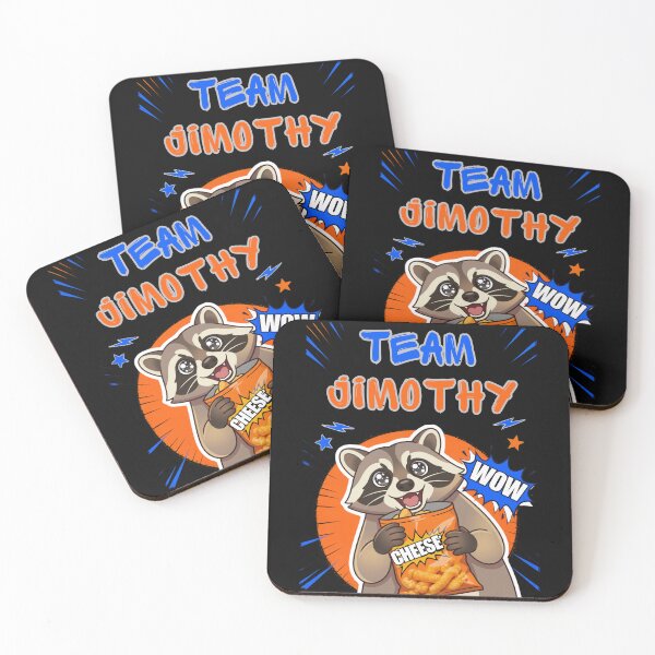 Item preview, Team Jimothy – Viral Raccoon Eating Cheese Puffs Meme designed and sold by VisualPantry.