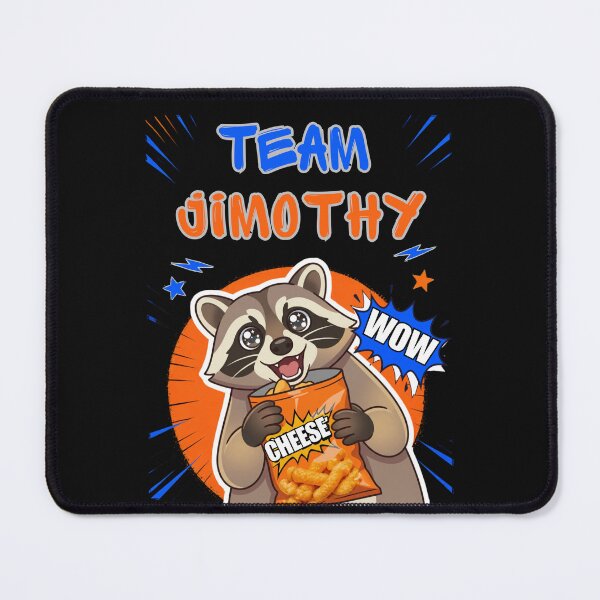 Item preview, Team Jimothy – Viral Raccoon Eating Cheese Puffs Meme designed and sold by VisualPantry.
