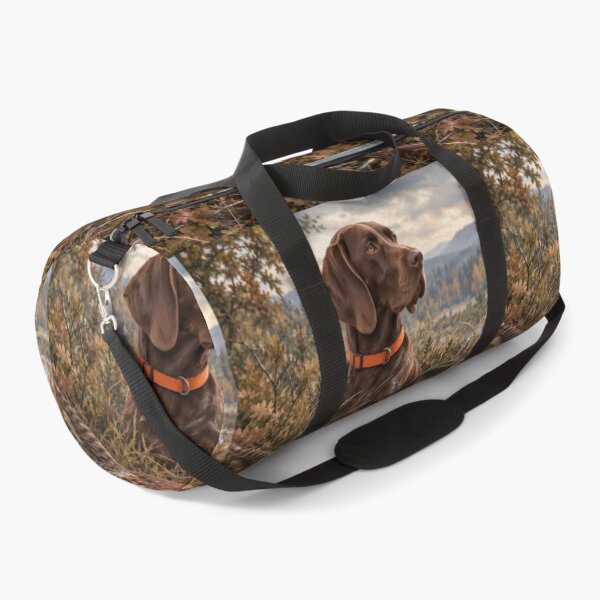 Item preview, German Shorthaired Pointer – Autumn Pheasant Hunting designed and sold by TammyHunterArt.