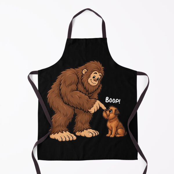 Item preview, Bigfoot and Brussels Griffon Boop Fun Design Sasquatch designed and sold by rafaeltto.