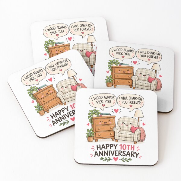 Item preview, Funny 10th Anniversary | Furniture Puns For Couples designed and sold by Aesthetic-Avenue.