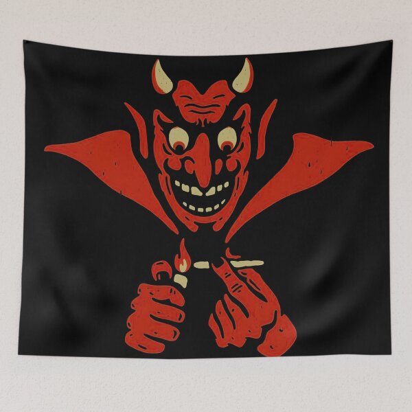 Item preview, Vintage Demon with a Macabre Smile designed and sold by NF Designs Studio DTF.