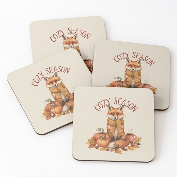 Item preview, Cozy Season Autumn Fox Pumpkin Spice Fall Aesthetic designed and sold by Design_Your_Day.