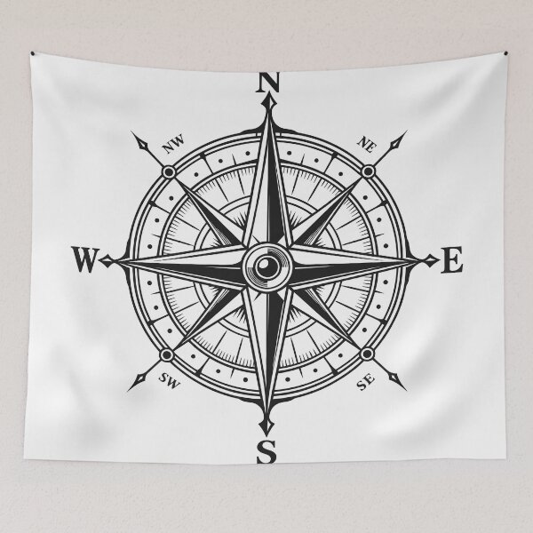 Item preview, Vintage Compass Rose designed and sold by Leeded.