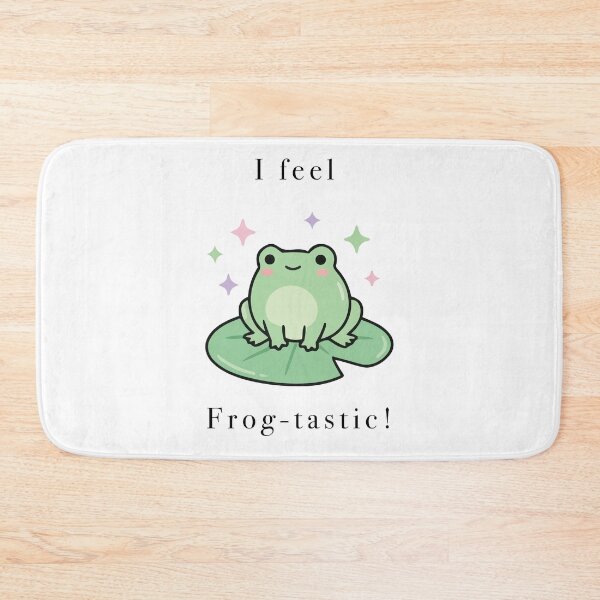 Item preview, Cute Sparkling Frog On Lily Pad Kawaii designed and sold by Cozy Moss Studio.
