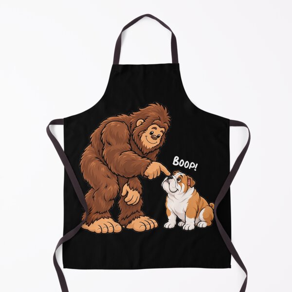 Item preview, Bigfoot and Bulldog Boop Fun Design Sasquatch designed and sold by rafaeltto.