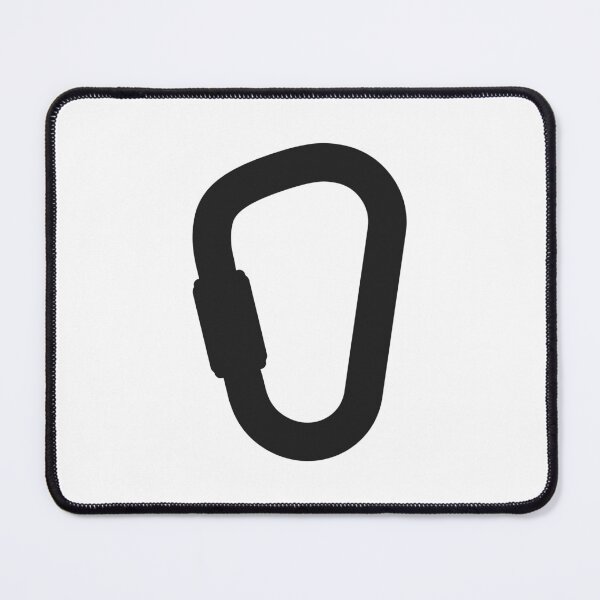 Item preview, Climbing Carabiner Line Icon designed and sold by VectorForge Studio.