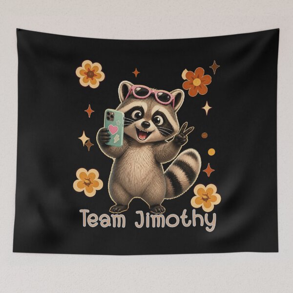 Item preview, Team Jimothy – Viral Raccoon Selfie Meme designed and sold by VisualPantry.