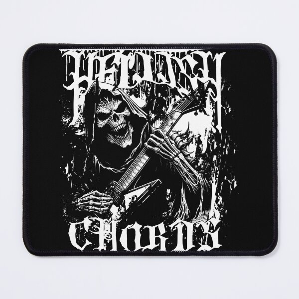 Item preview, Hellfire Chords Grim Reaper Guitar Tee | Heavy Metal Graphic Shirt | Rock Tshirt Men designed and sold by vec4u.