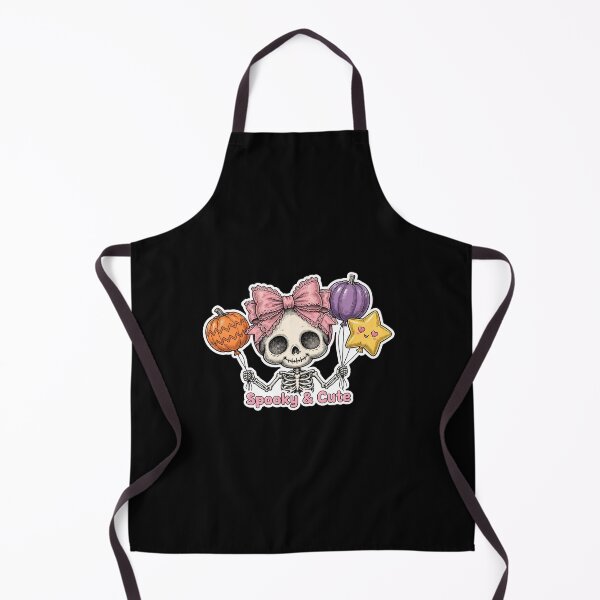 Item preview, Coquette Skeleton with Bow Balloons Spooky and Cute Halloween Kawaii designed and sold by HealingEraInk.