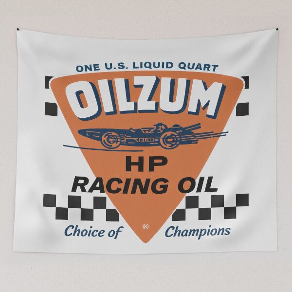 Item preview, Vintage Oilzum Motor Oil Classic Garage Label designed and sold by EdGraphy.