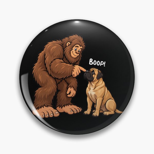 Item preview, Bigfoot and Bullmastiff Boop Fun Design Sasquatch designed and sold by rafaeltto.