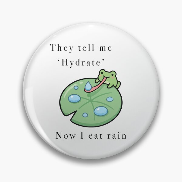 Item preview, Cute Frog Eat Rain Drop Hydrate designed and sold by Cozy Moss Studio.
