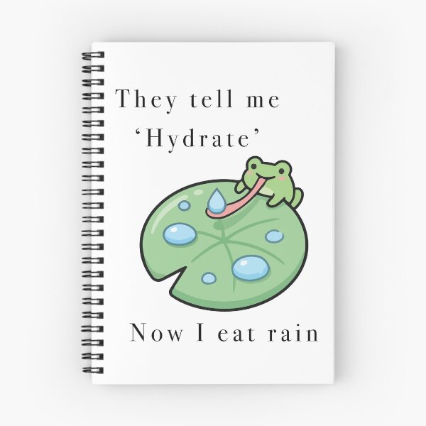 Item preview, Cute Frog Eat Rain Drop Hydrate designed and sold by Cozy Moss Studio.