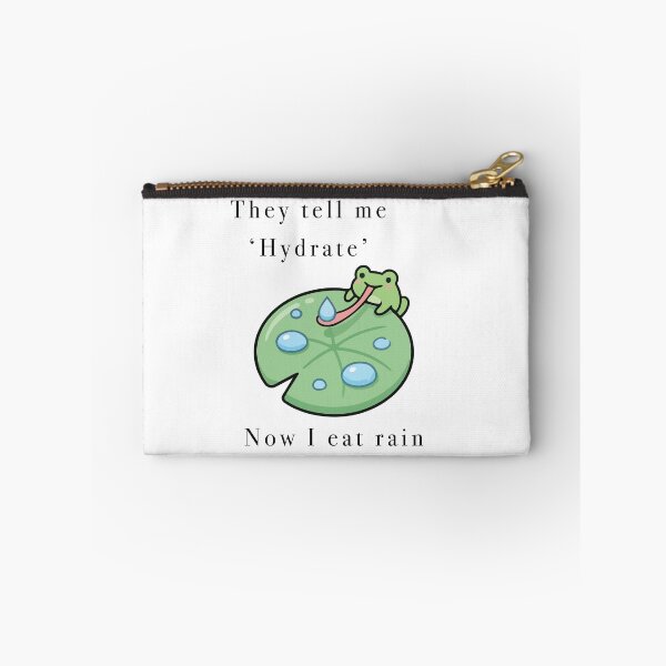 Item preview, Cute Frog Eat Rain Drop Hydrate designed and sold by Cozy Moss Studio.