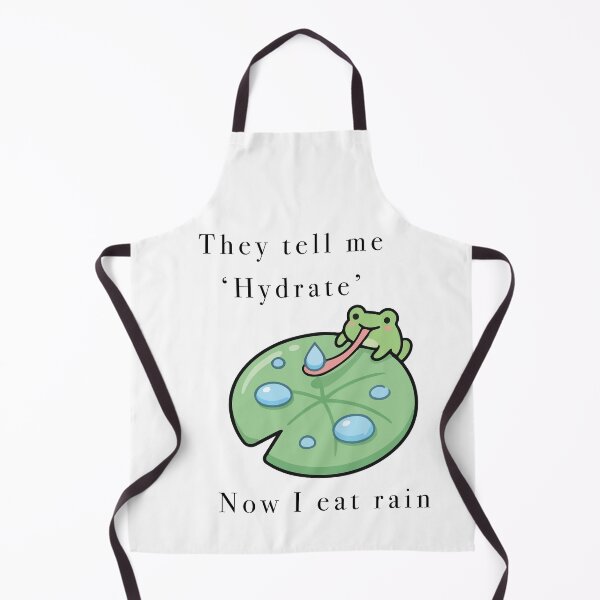 Item preview, Cute Frog Eat Rain Drop Hydrate designed and sold by Cozy Moss Studio.