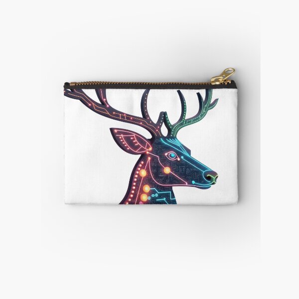 Item preview, Cyberpunk Neon Circuit Stag Deer designed and sold by Angellacelin.