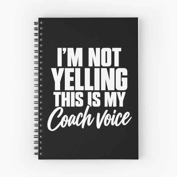Item preview, I'm Not Yelling This Is My Coach Voice Funny Sports Coach Sideline Humor designed and sold by Trendably.