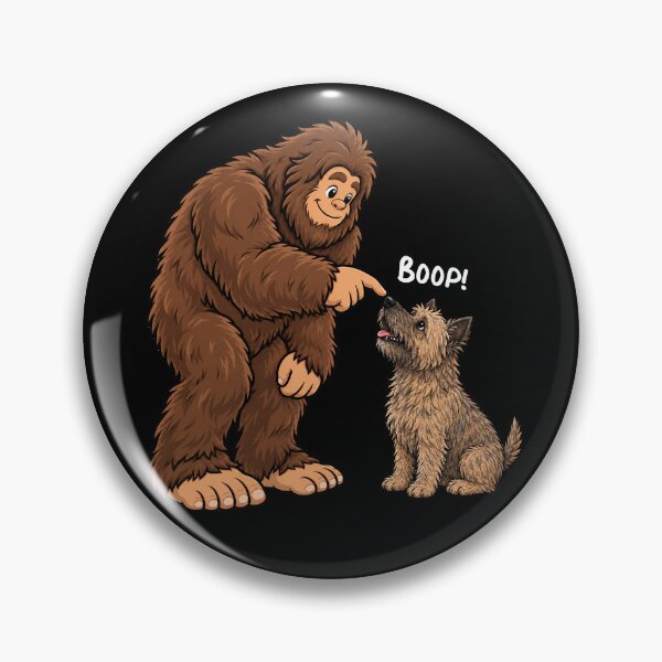 Item preview, Bigfoot and Cairn Terrier Boop Fun Design Sasquatch designed and sold by rafaeltto.