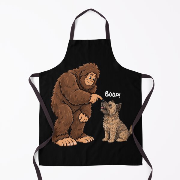 Item preview, Bigfoot and Cairn Terrier Boop Fun Design Sasquatch designed and sold by rafaeltto.
