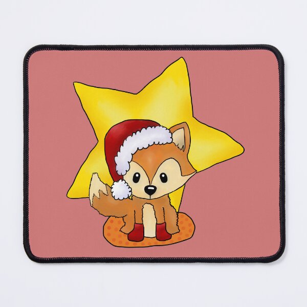 Item preview, Poinsettia with fox designed and sold by Blumchen.