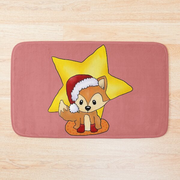 Item preview, Poinsettia with fox designed and sold by Blumchen.