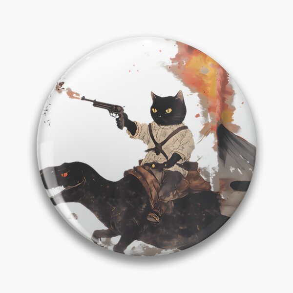 Item preview, Cute Cat Riding a Dinosaur Illustration - Fun and Whimsical Animal Artwork designed and sold by satawis.