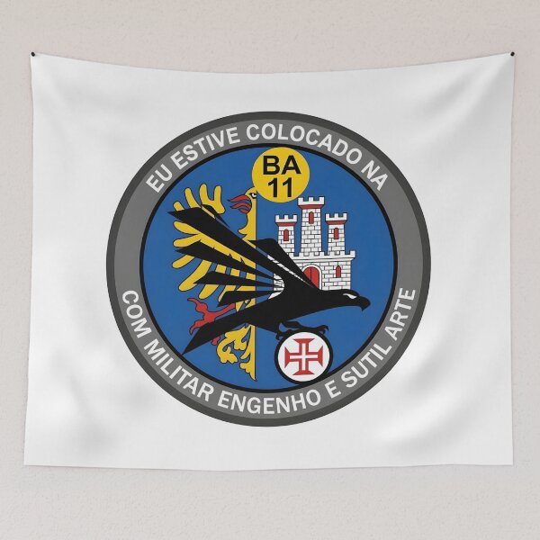 Item preview, Portuguese Air Force Base No. 11 Beja Commemorative Patch designed and sold by CharlieDesings.