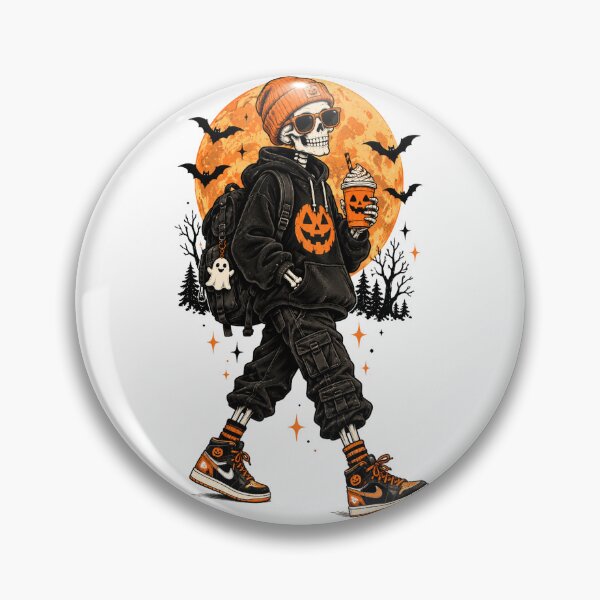 Item preview, Cool Skeleton Halloween Streetwear Spooky Season Vibes designed and sold by WILLIAMS-BR.