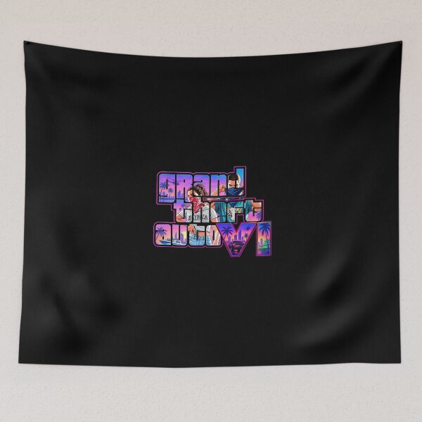 Item preview, GTA 6 Vice City Fan Art | GTA VI Miami Neon Retro Poster | Grand Theft Auto 6 Gaming Design designed and sold by lexxclothing.