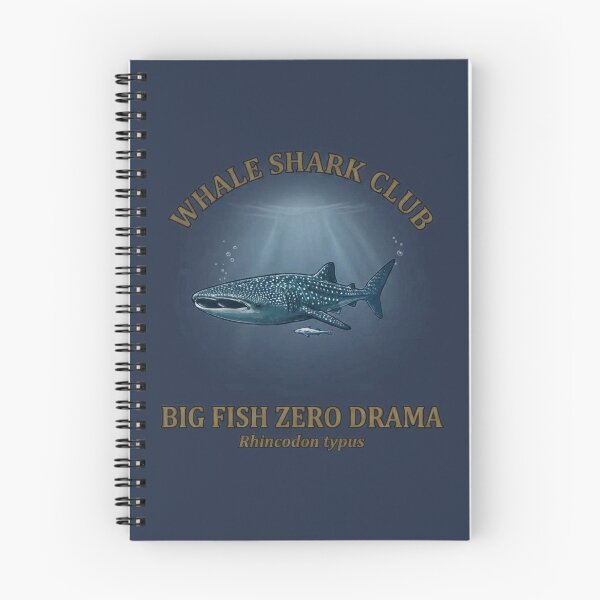 Item preview, Big Fish Zero Drama Whale Shark Humor Badge designed and sold by CalmCapy Co.