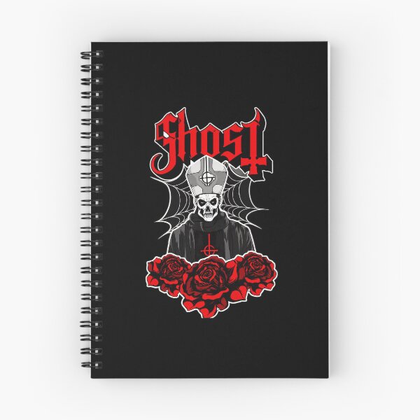 Item preview, GHOSTS Band Skull Papals Roses Dark  designed and sold by PalasGryzuary.